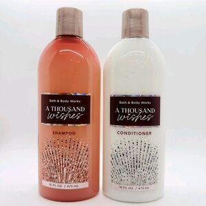 Bath & Body Works A Thousand Wishes Shampoo and Conditioner 16 Oz New